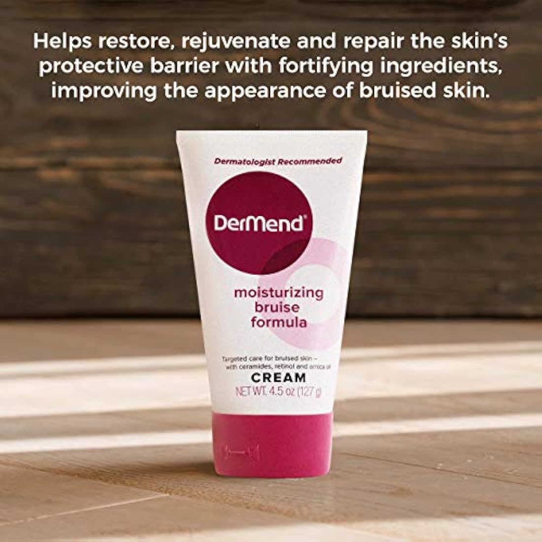 Crema hidratante para moretones Dermend, 4.5 onzas