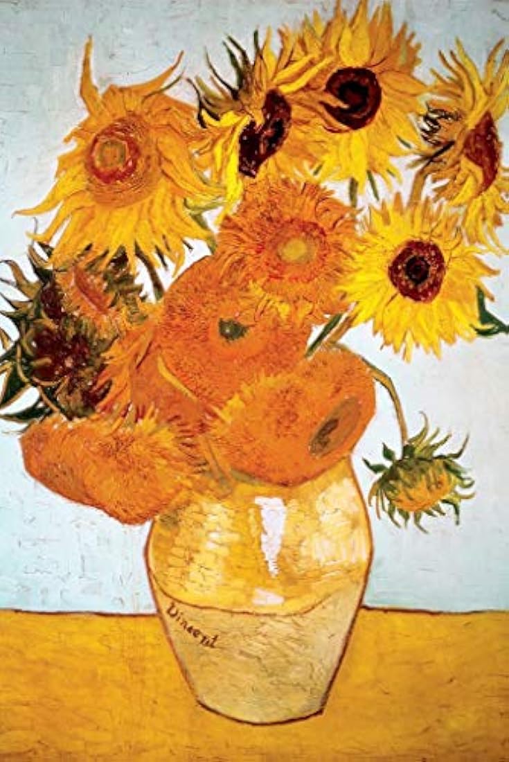 Pyramid Póster cuadro decorativo tema de girasoles