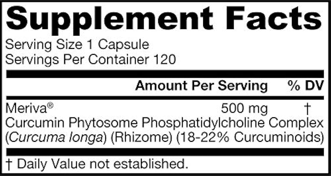 Jarrow Fórmulas Curcumin Phytosome, CURPH120, 1