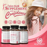 Multivitamina para mujeres - Suplemento para energía, inmunidad y apoyo femenino - Vitaminas diarias para mujeres con biotina, calcio, magnesio - Sin OGM, Multivitamina de mujeres vegetarianas - 120 cápsulas