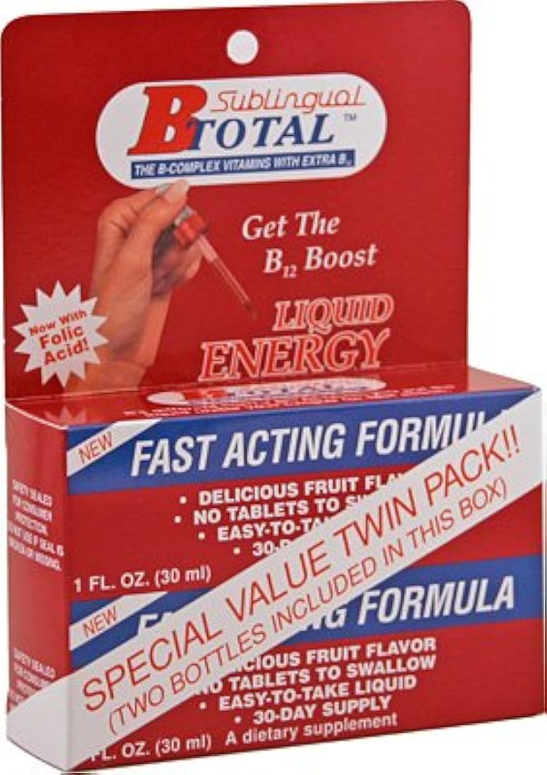 La solución b-total – Sublingual Vitaminas del Grupo B – Twin Pak