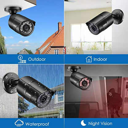 ZOSI Lente de 0.142 in CMOS 1000TVL 960H CCTV para el hogar