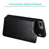 OT ONETOP - Funda tipo cartera para iPhone plus 7/8