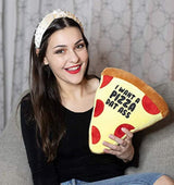 Peluches diseño de Pizza color rojo-beige, 12.0in
