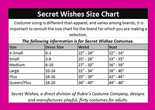Disfraz de reloj nocturno sexy Secret Wishes, azul, X-Small