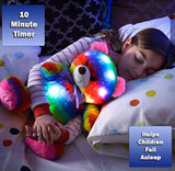 Oso de peluche luminoso con luz LED, juguete para dormir