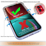 Funda para iPhone 11+2 protectores de vidrio templado