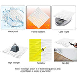 Paneles de pared decorativos 3D, diseño ondulado