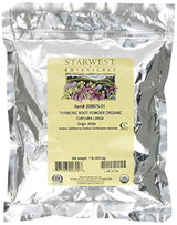 Polvo de raíz orgánico de Cúrcuma,  Starwest Botanicals