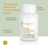 Complemento de B-Complejo Biogena, 8 vitaminas, Neuro B-Formula