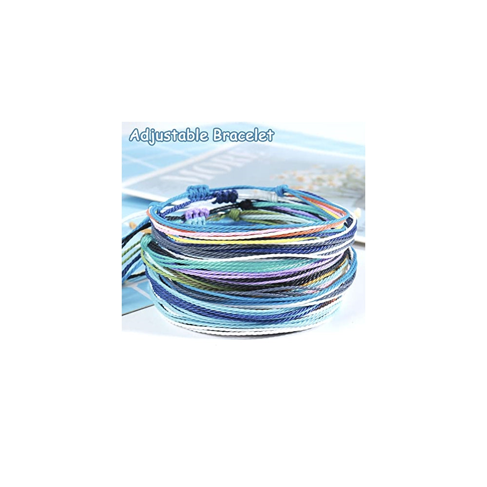 Pulseras y tobilleras impermeables de cuerda