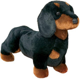 Peluche con diseño de perro salchicha negro, 14.0in, Douglas