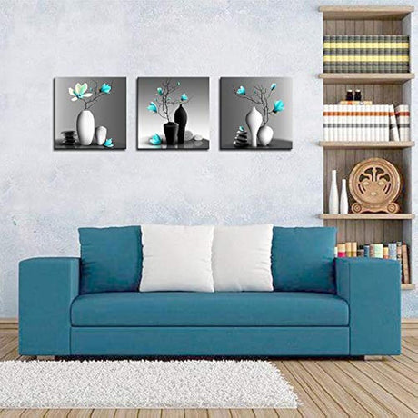 Nachic Wall - Juego de 3 cuadros de pared con diseño