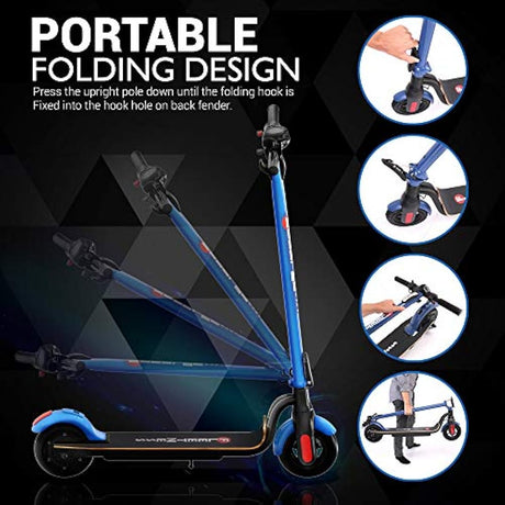 Monopatin eléctrico plegable portátil PYLE-SPORT S10