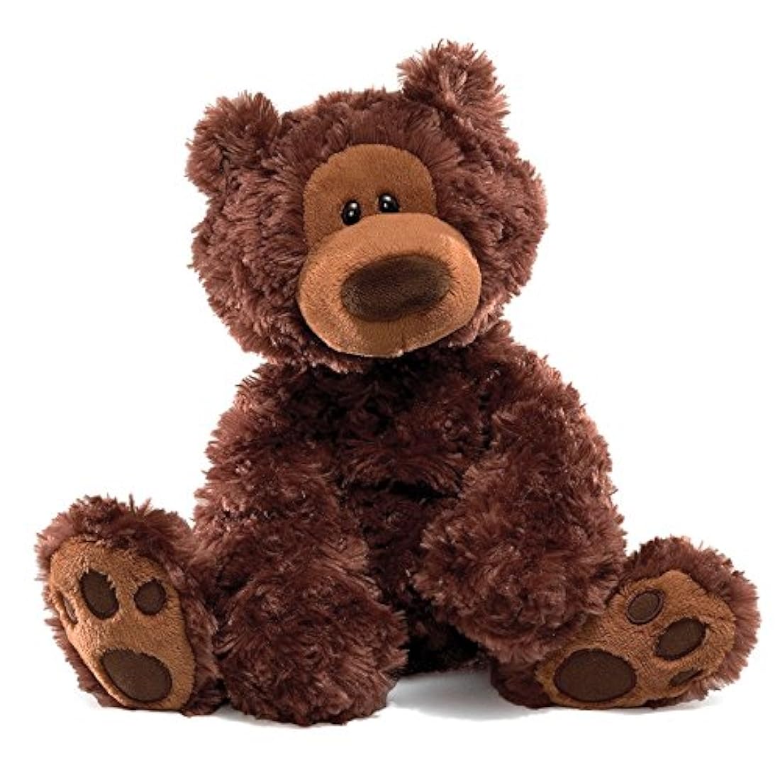 Oso de peluche color marrón chocolate