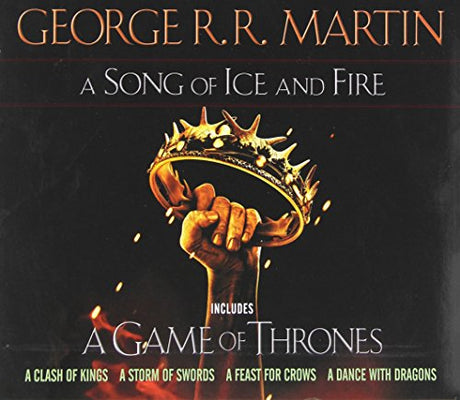 Caja de 5 libros de Juego de Tronos de George RR Inglés