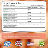 Suplemento de hongos puros – Mane de leones, Reishi, Chaga