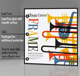 Cuadro de portada de álbum con marco de aluminio