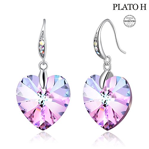Arete en forma de corazón para mujer