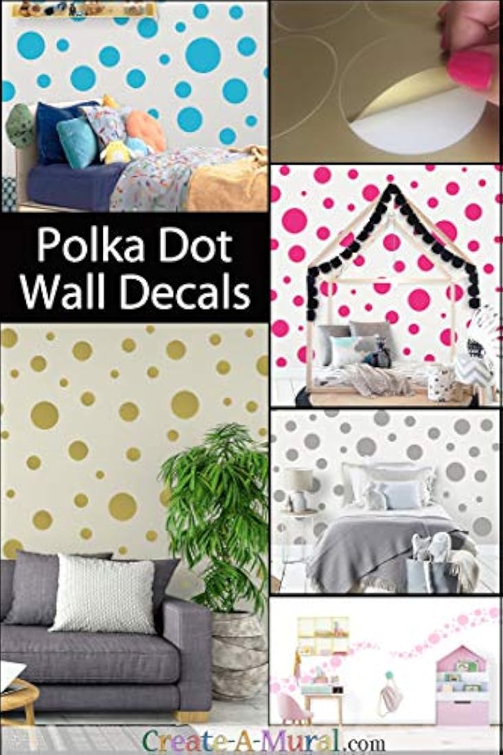 Pegatinas de pared con lunares, (63) vinilos para habitación