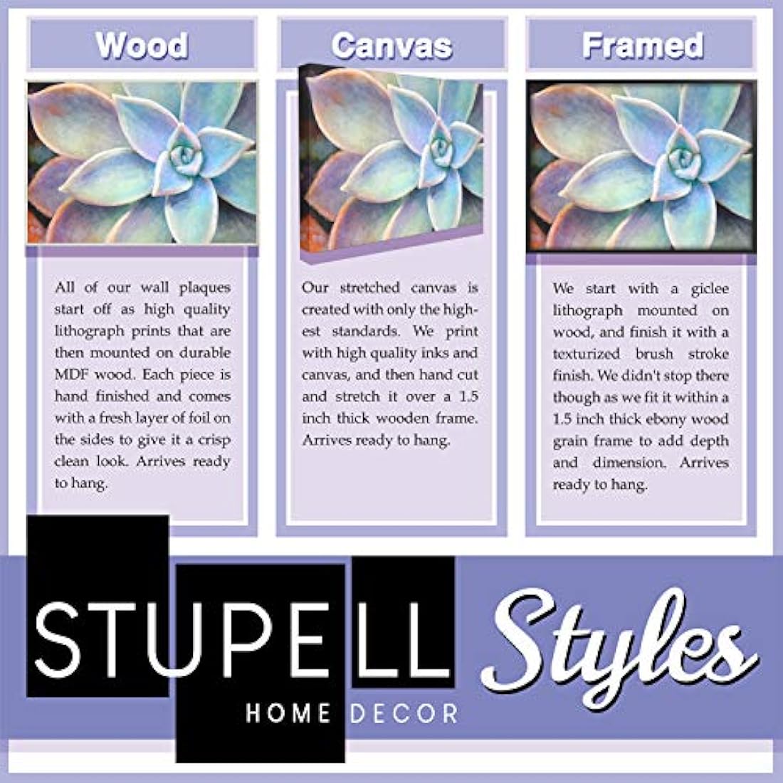 Stupell Industries Glam,arte de pared de lienzo estirado,
