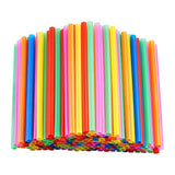 200 pajitas para batidos gigante, coloridas