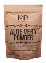MB Herbals Aloe Vera Polvo y orgánico cultivado