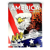 Libro de colorear para adultos de Estados Unidos: 50 diseños
