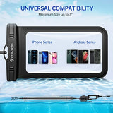 Syncwire Funda impermeable para teléfono [2 unidades] - Funda impermeable universal IPX8 2022 con cordón compatible con iPhone 13, 12, 11 Pro XS MAX XR X 8, 7, 6 Plus, Samsung S22 S20 más hasta 7 pulgadas