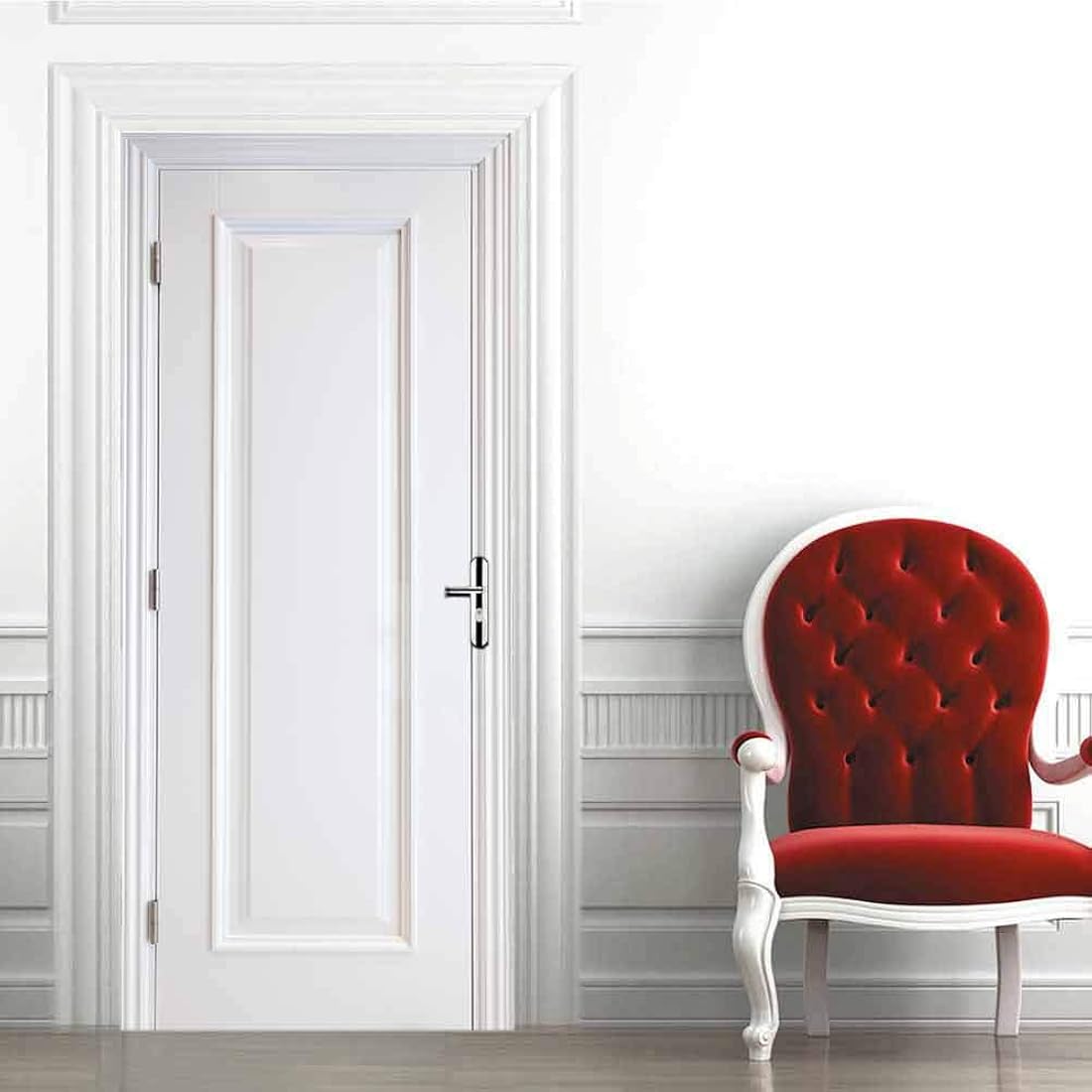 Adhesivo de pared de puerta 3D para despegar y pegar