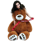 Peluche suave Animal de la felpa vida tamaño Big con patas Bigfoot