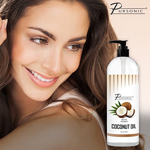 Aceite de coco fraccionado 100% puro de Pursonic