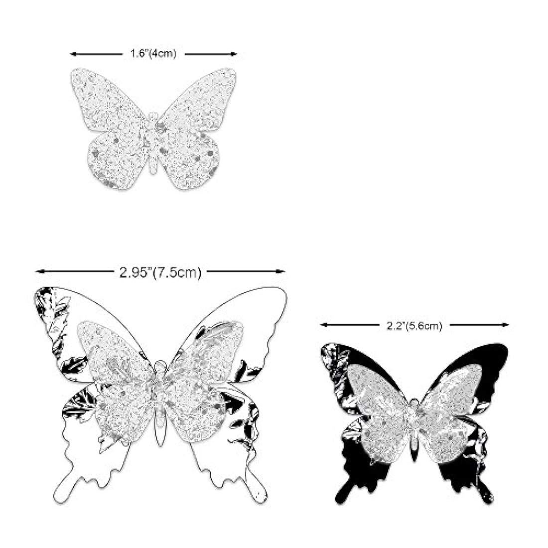 Mariposas artificiales decorativas para manualidades