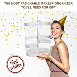 Organizador de maquillaje Awenia con rotación de 360 grados