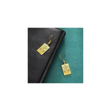 Aretes colgantes de cartas de tarot de acero inoxidable