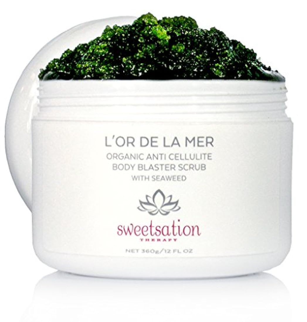 Exfoliante corporal anticelulítico orgánico, con sal marina