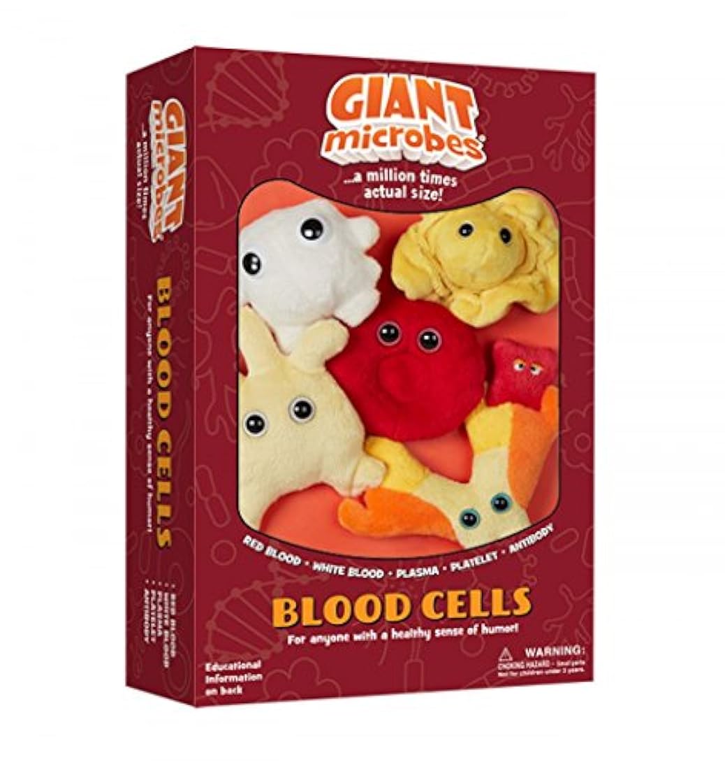 Peluche set de grupo sanguíneo 5 peluches