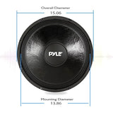 Parlante Corneta de coche Woofer Negro PYLE-PRO ‎PPA15