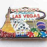 Imán para nevera 3D Las Vegas USA