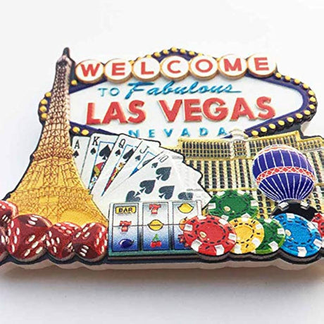 Imán para nevera 3D Las Vegas USA