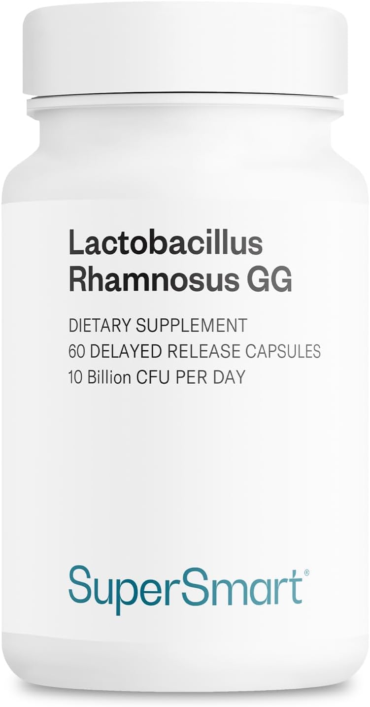 Supersmart Lactobacillus Rhamnosus GG 10B CFU Probiótico Inulina 60C