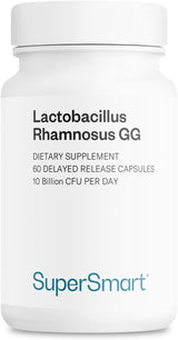 Supersmart Lactobacillus Rhamnosus GG 10B CFU Probiótico Inulina 60C