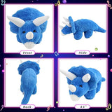 Dinosaurio de peluche con luz musical