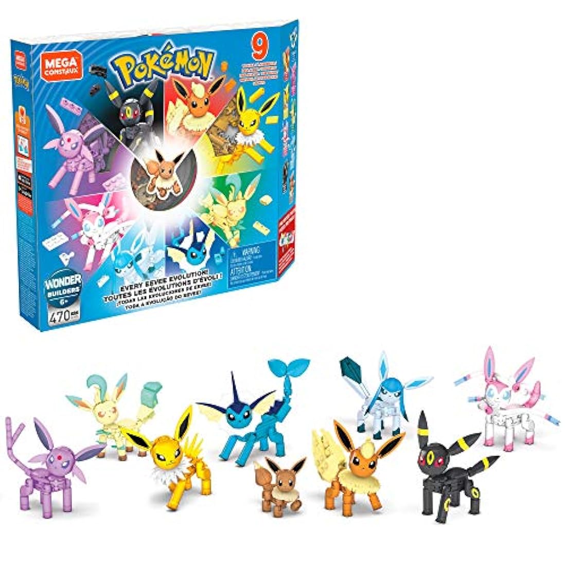 Pokémon Mega Construx ¡Cada Evolución de Eevee!