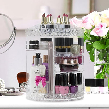 Sorbus Organizador de Maquillaje giratorio 360