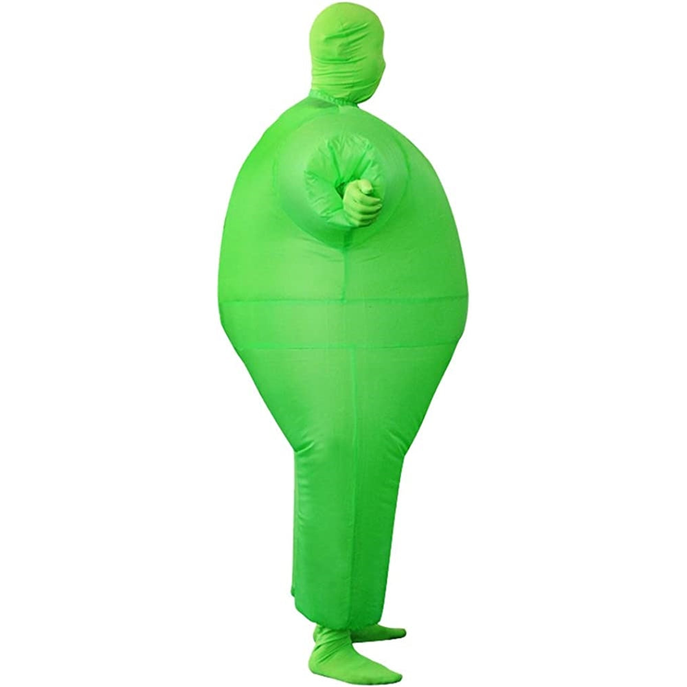 Disfraces inflable para adultos verde talla única