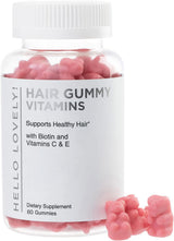 Suplemento Gomitas de vitaminas para el cabello con biotina