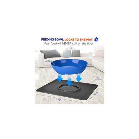Plato antideslizante para Mascota  SERENELIFE SLTDG66