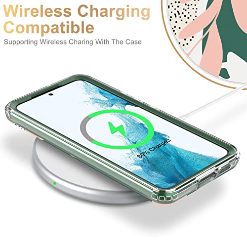 ESDOT Funda para Samsung Galaxy S22, grado militar, prueba de caídas de 21 pies, funda resistente con diseños de moda para mujeres y niñas, funda protectora para Galaxy S22 de 6.1 pulgadas, patrones Niee