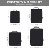 Cubos de compresión BAGAIL 4 Set Accesorios de viaje